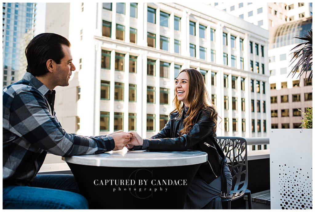 Downtown Seattle Engagement Session - Captured by Candace Photography