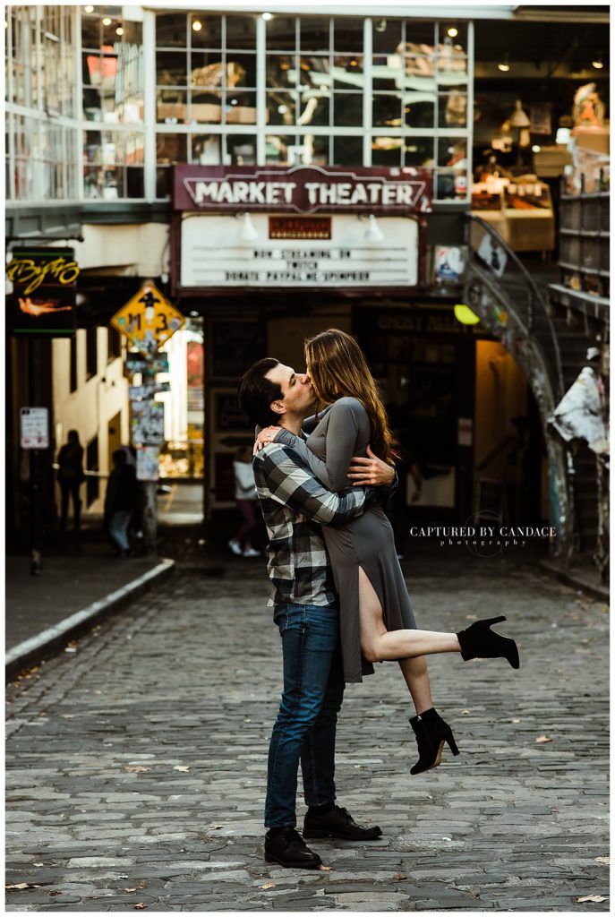 pike place engagement session