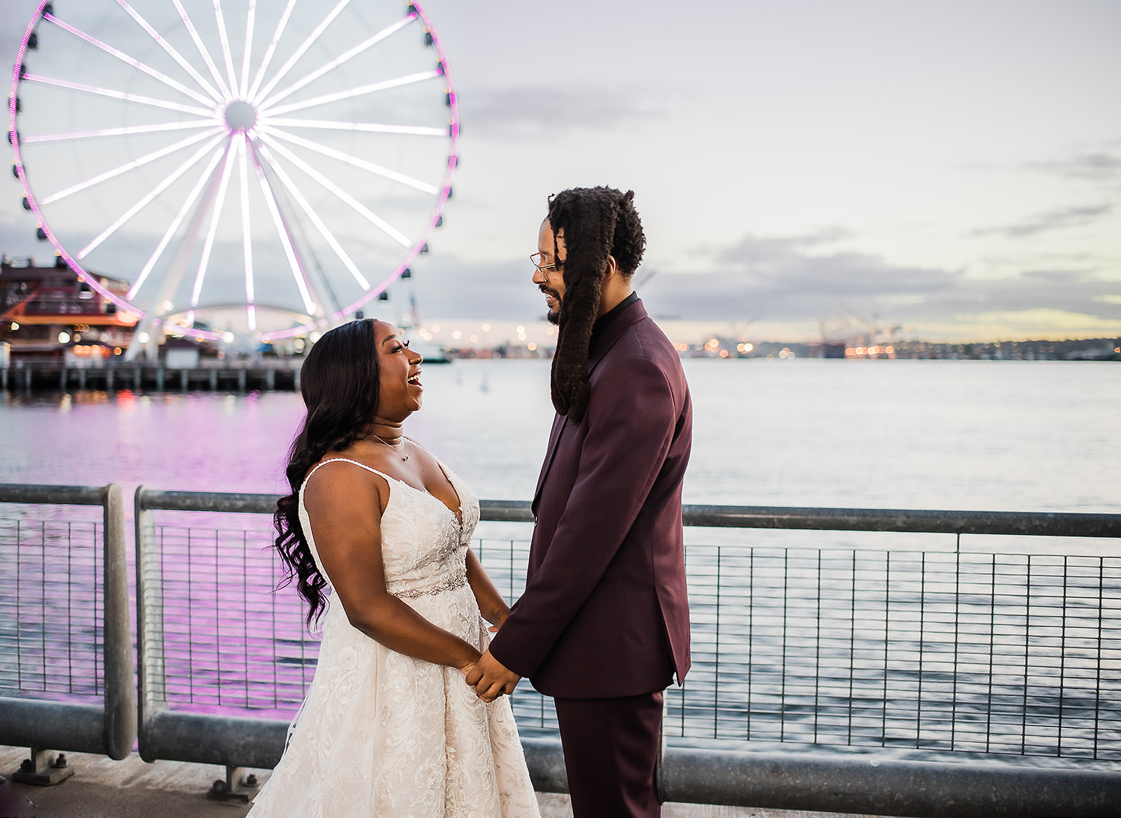 First Look Seattle Wedding, Seattle Wedding Photographer, Seattle Wedding First Look, Captured by Candace Photography