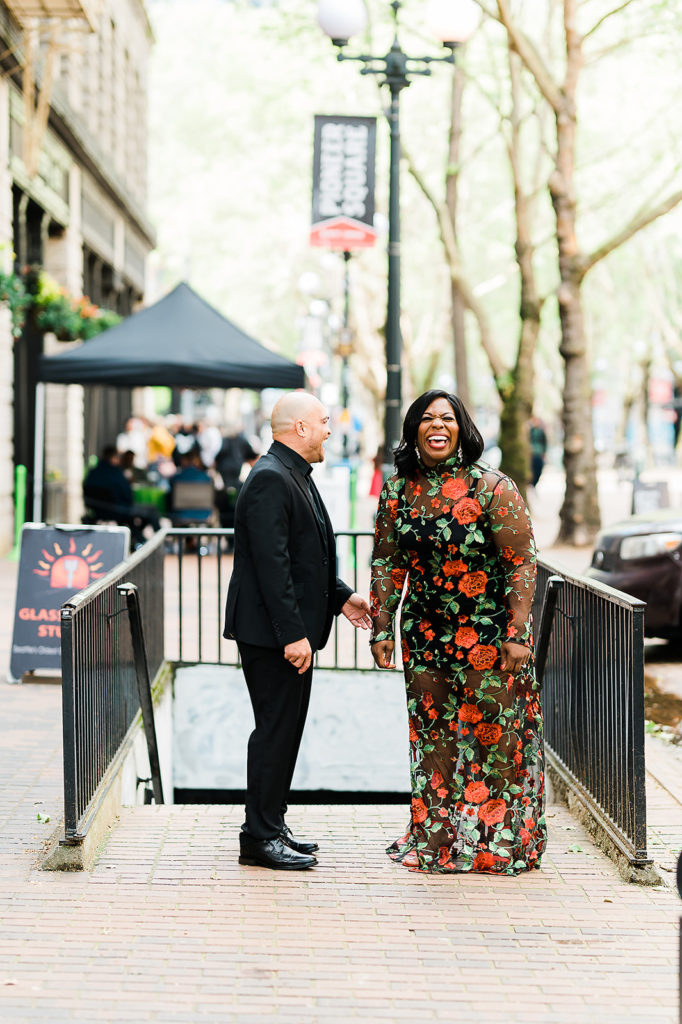 Pioneer Square Engagement Photos, Capture by Candace Photography, Seattle Engagement