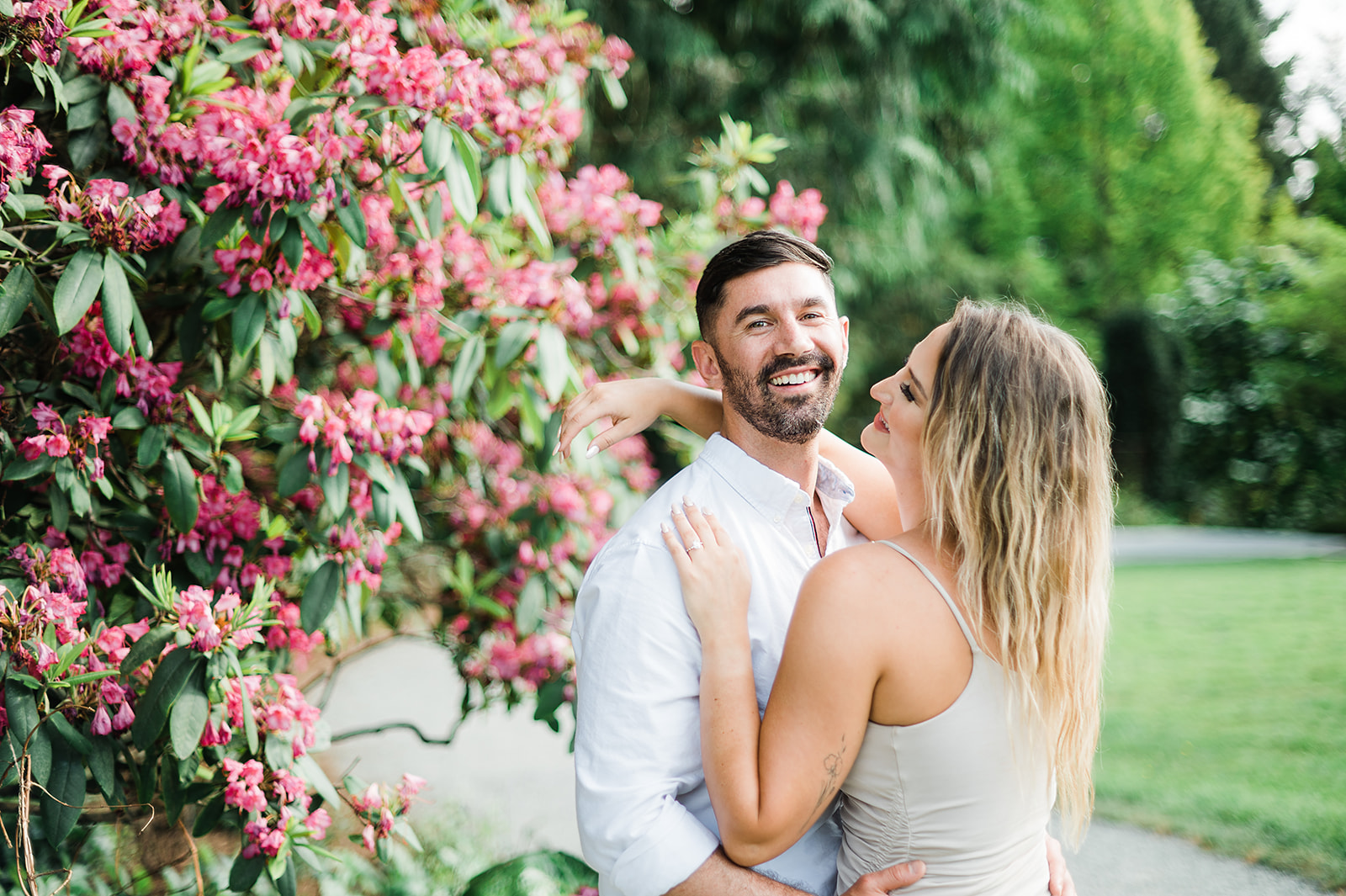 Bellevue Botanic Garden Engagement, Seattle Engagement Photographer, Captured by Candace Photography