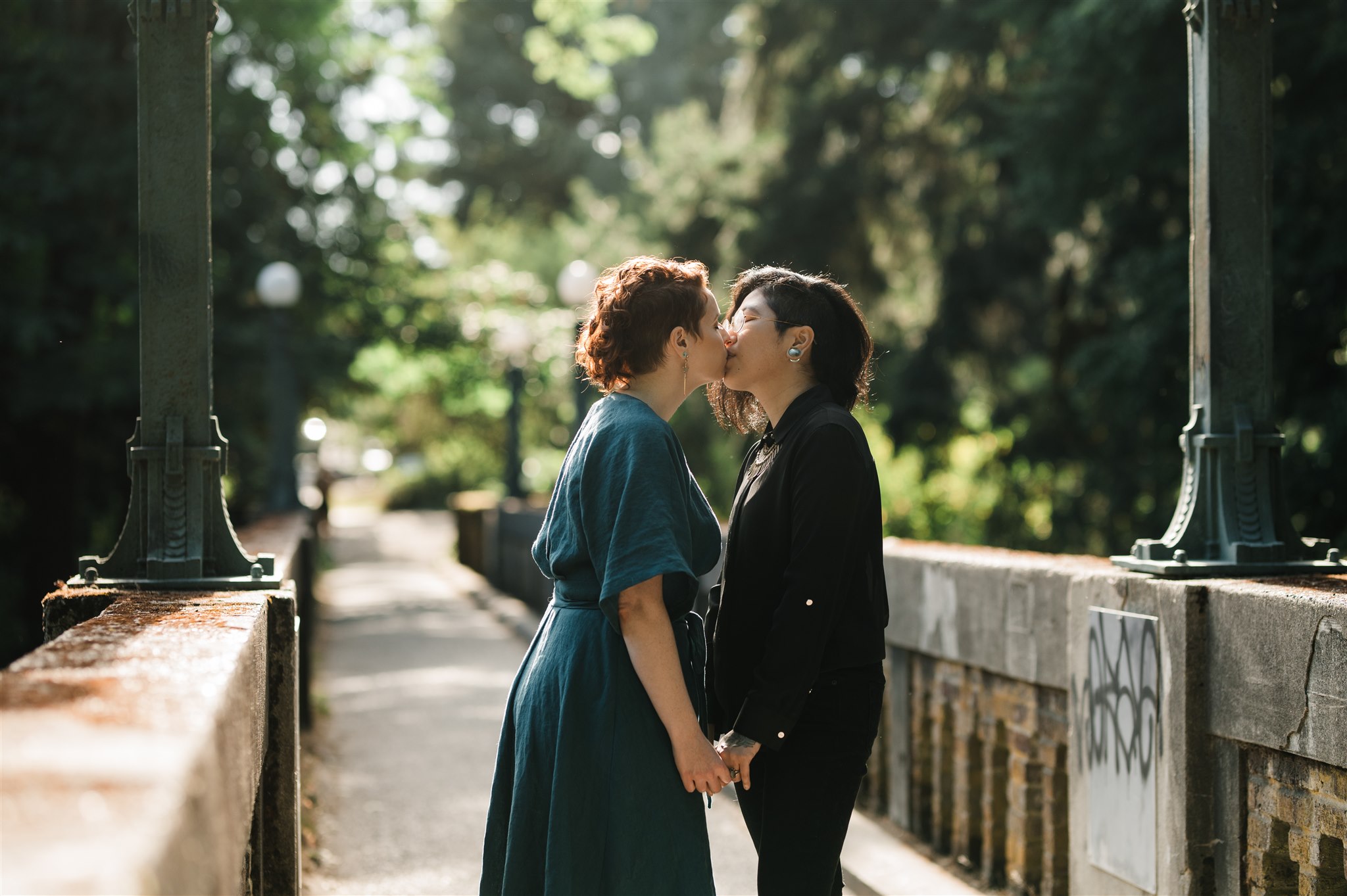 Washington Park Arboretum Engagement, Seattle LGBTQ Engagement Photographer, Captured by Candace Photography