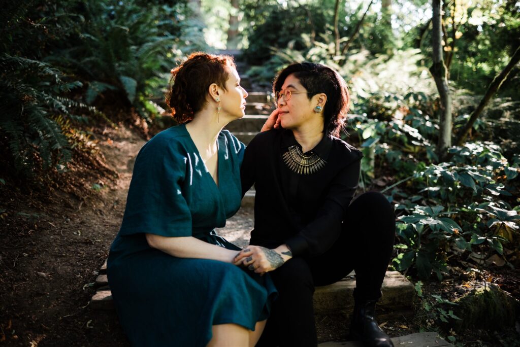 Washington Park Arboretum Engagement, Seattle LGBTQ Engagement Photographer, Captured by Candace Photography