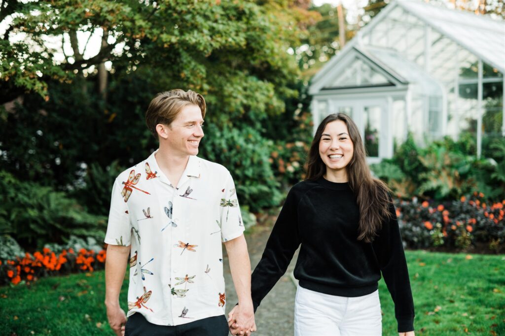 Volunteer Park Observatory Engagement Session, Engagement Photographer Seattle, Engagement Photo Ideas Seattle, Captured by Candace Photography