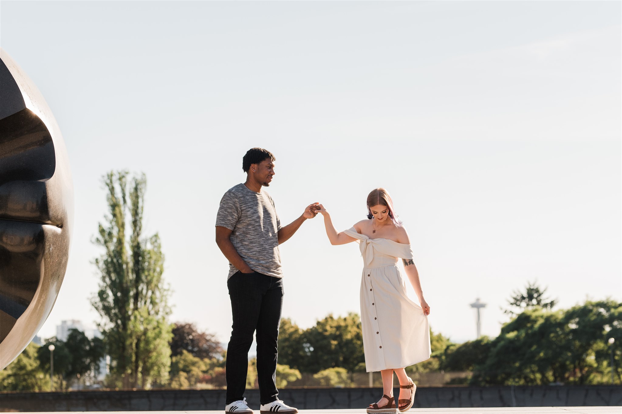 Volunteer Park Engagement Portraits, Seattle Engagement Photographer, Engagement Photographer Seattle, Captured by Candace Photography