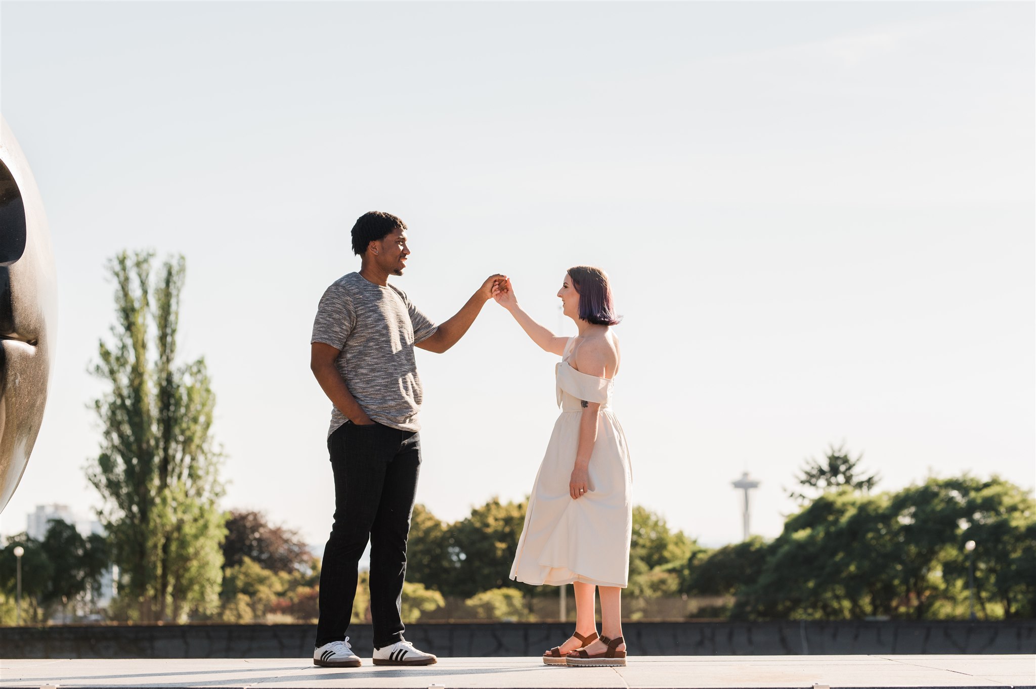 Volunteer Park Engagement Portraits, Seattle Engagement Photographer, Engagement Photographer Seattle, Captured by Candace Photography