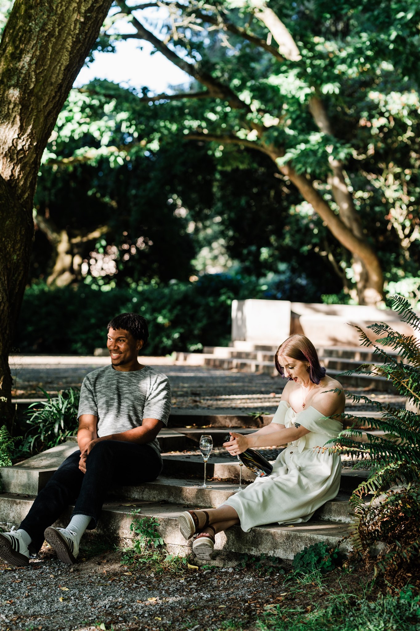 Volunteer Park Engagement Portraits, Seattle Engagement Photographer, Engagement Photographer Seattle, Captured by Candace Photography