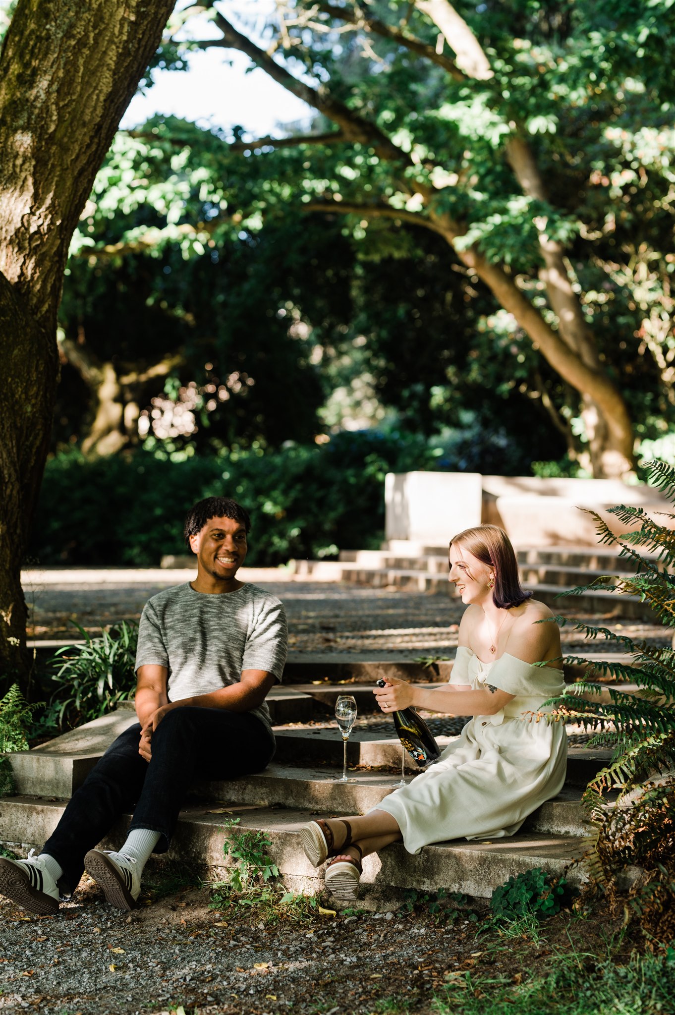 Volunteer Park Engagement Portraits, Seattle Engagement Photographer, Engagement Photographer Seattle, Captured by Candace Photography