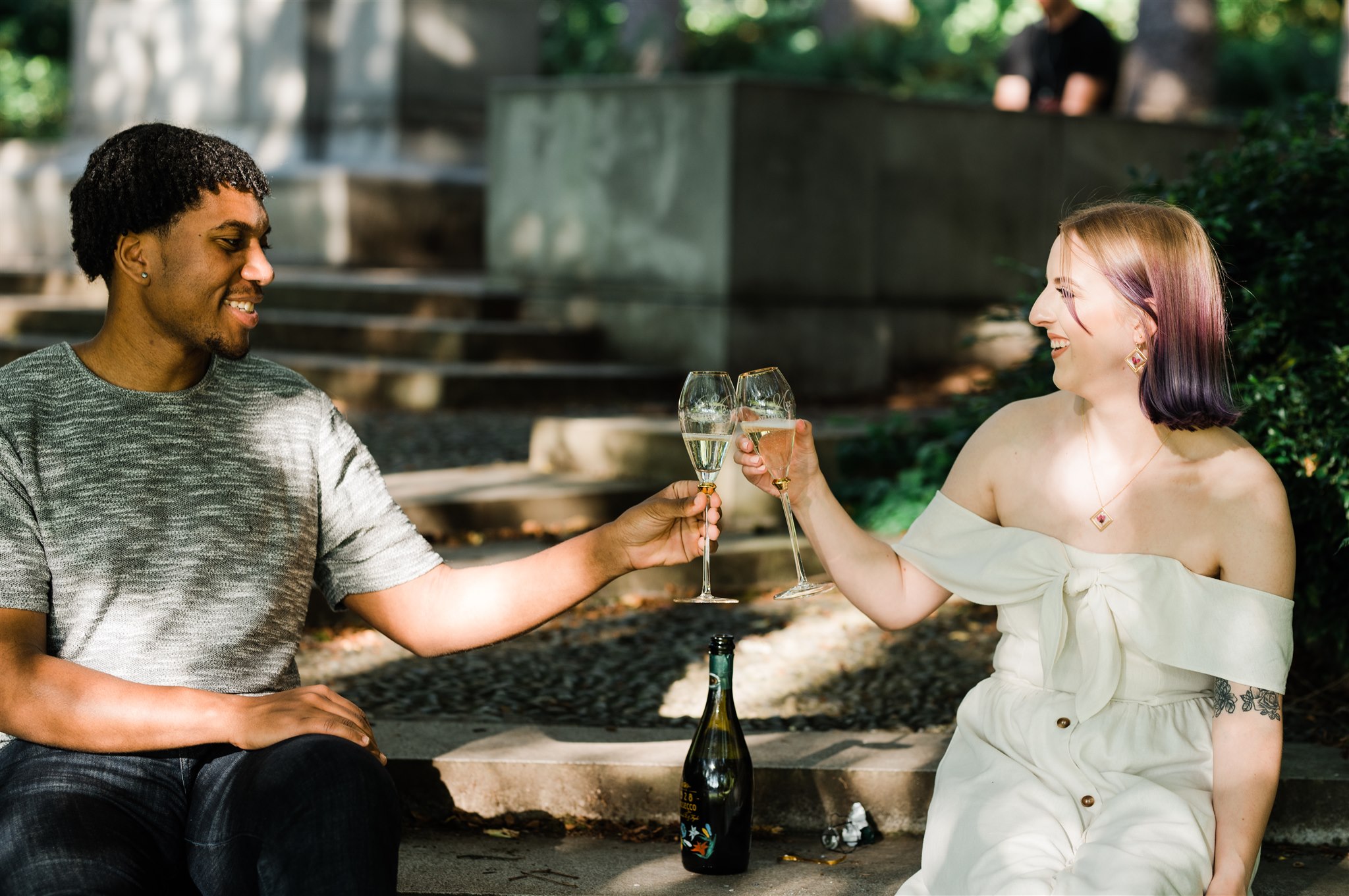 Volunteer Park Engagement Portraits, Seattle Engagement Photographer, Engagement Photographer Seattle, Captured by Candace Photography