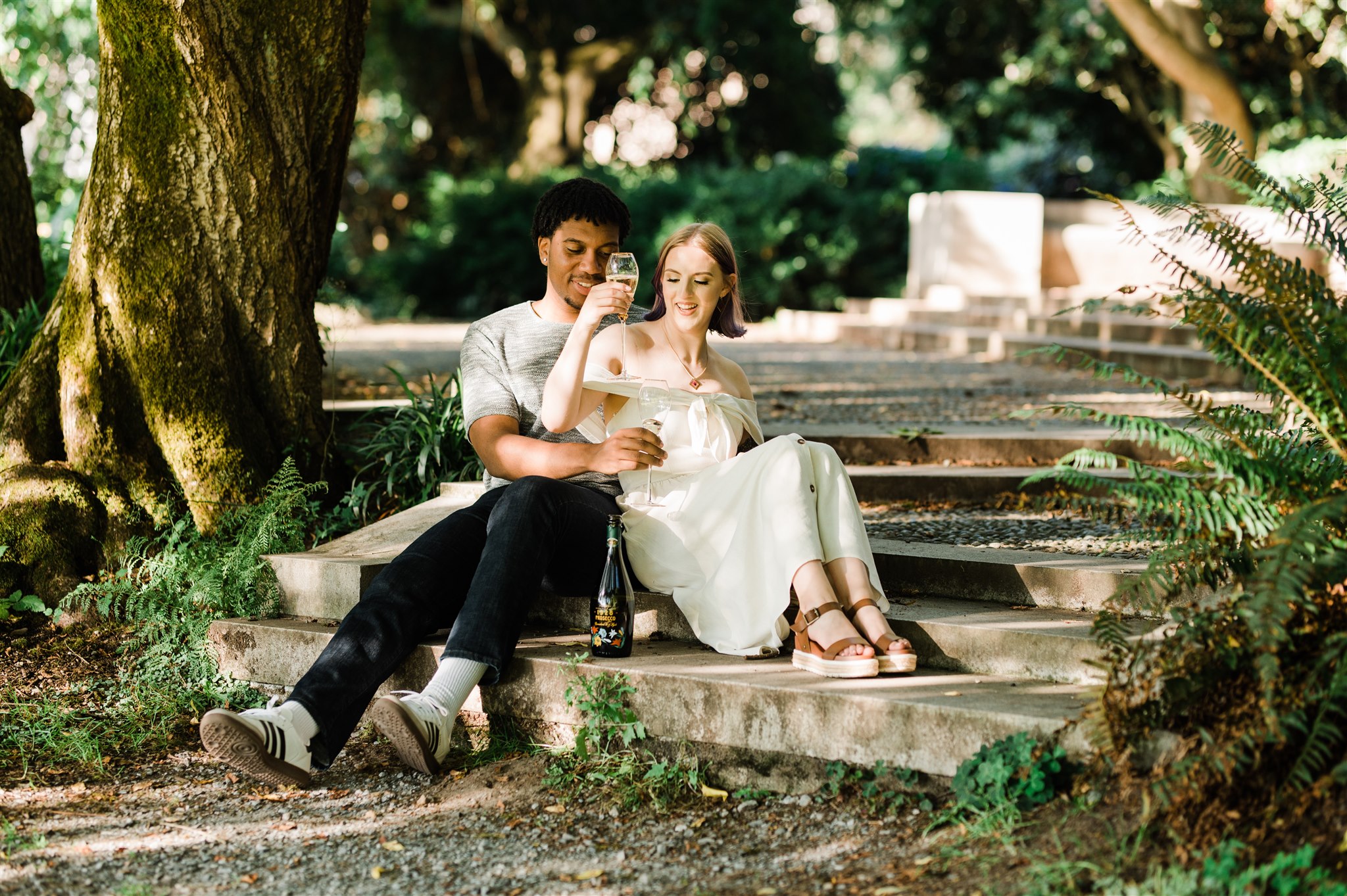 Volunteer Park Engagement Portraits, Seattle Engagement Photographer, Engagement Photographer Seattle, Captured by Candace Photography