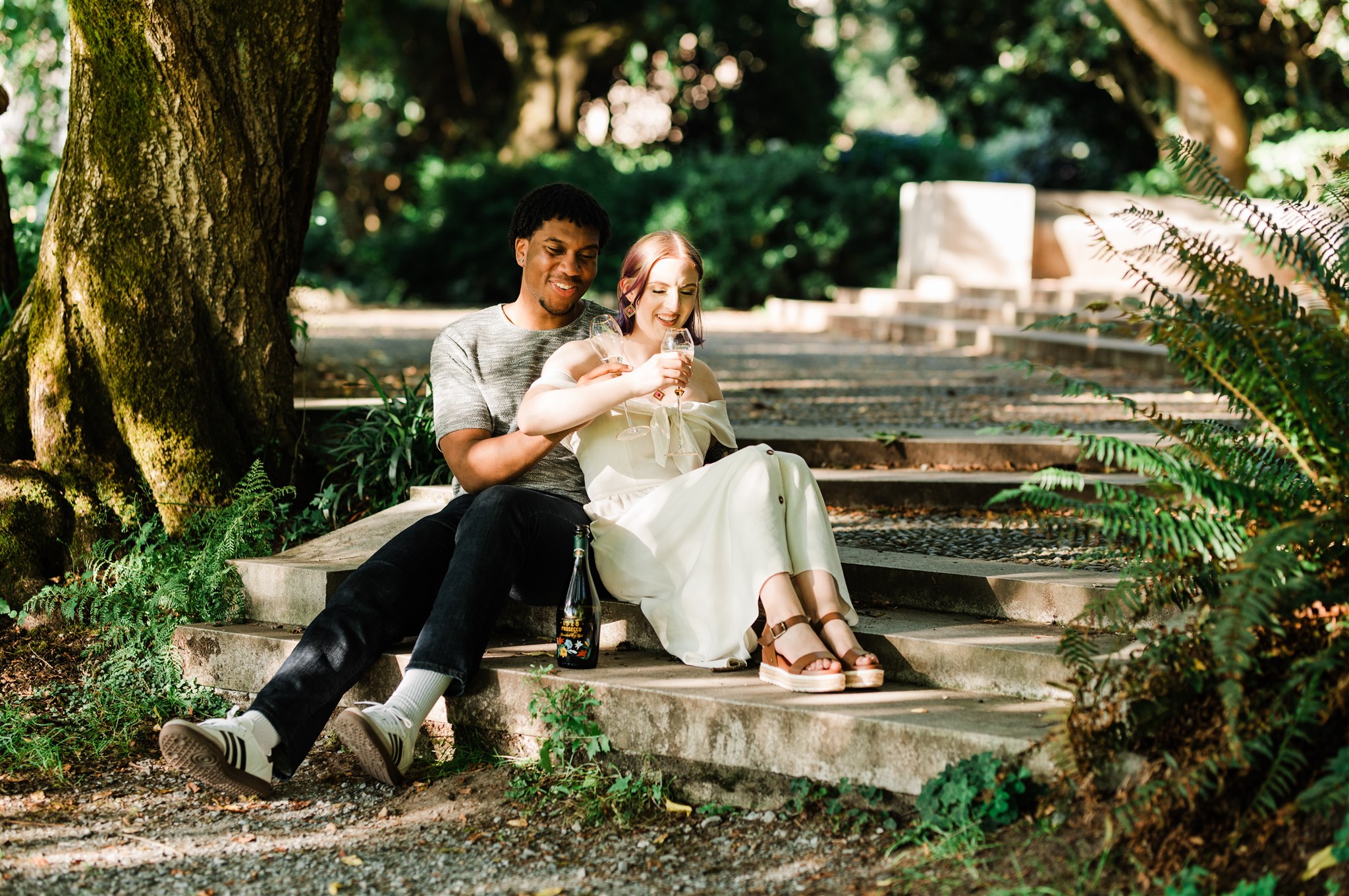 Volunteer Park Engagement Portraits, Seattle Engagement Photographer, Engagement Photographer Seattle, Captured by Candace Photography