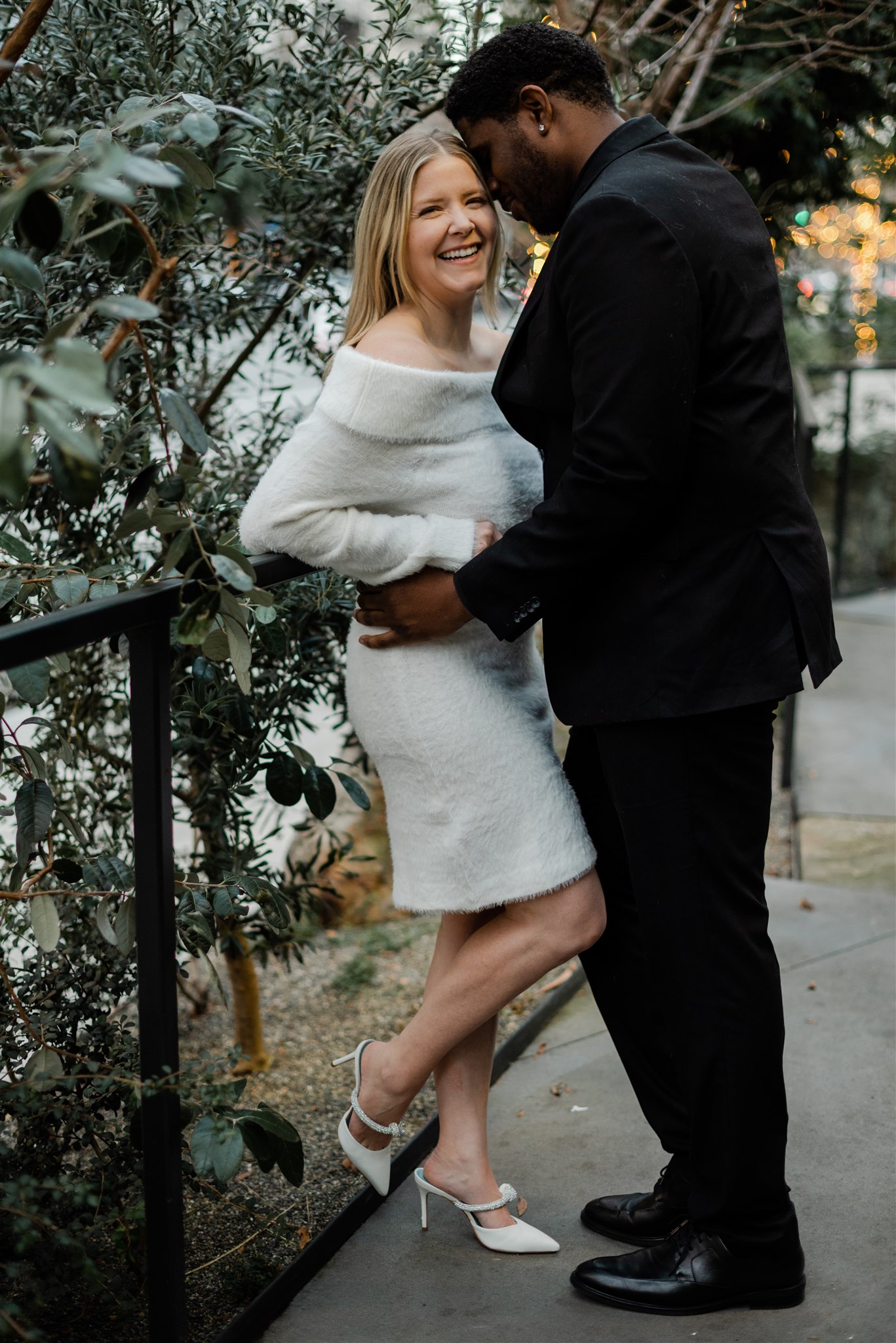 Winter Engagement Photos, Downtown Seattle Engagement Photos, Black Seattle Engagement Photographer, Captured by Candace Photography