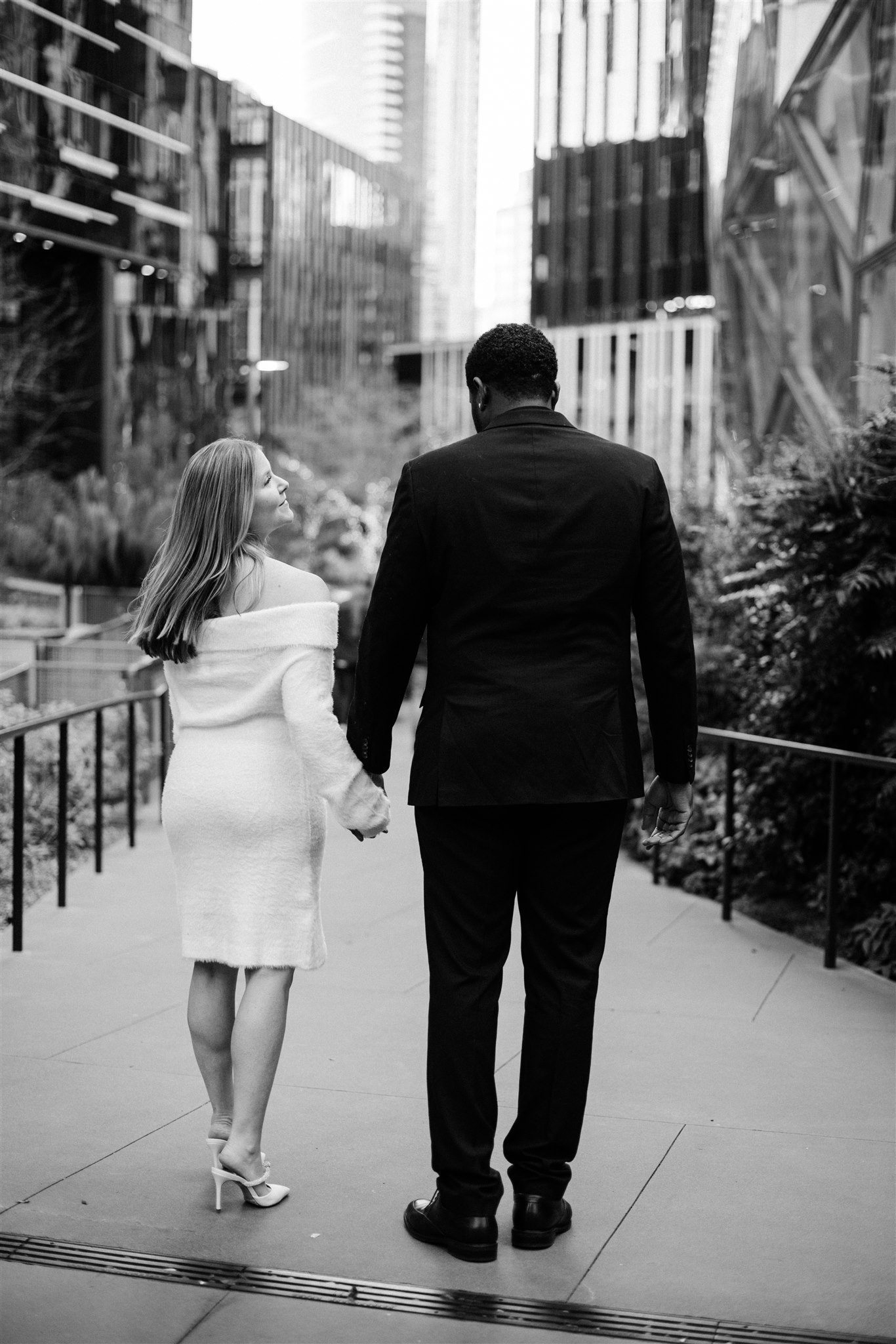 Winter Engagement Photos, Downtown Seattle Engagement Photos, Black Seattle Engagement Photographer, Captured by Candace Photography