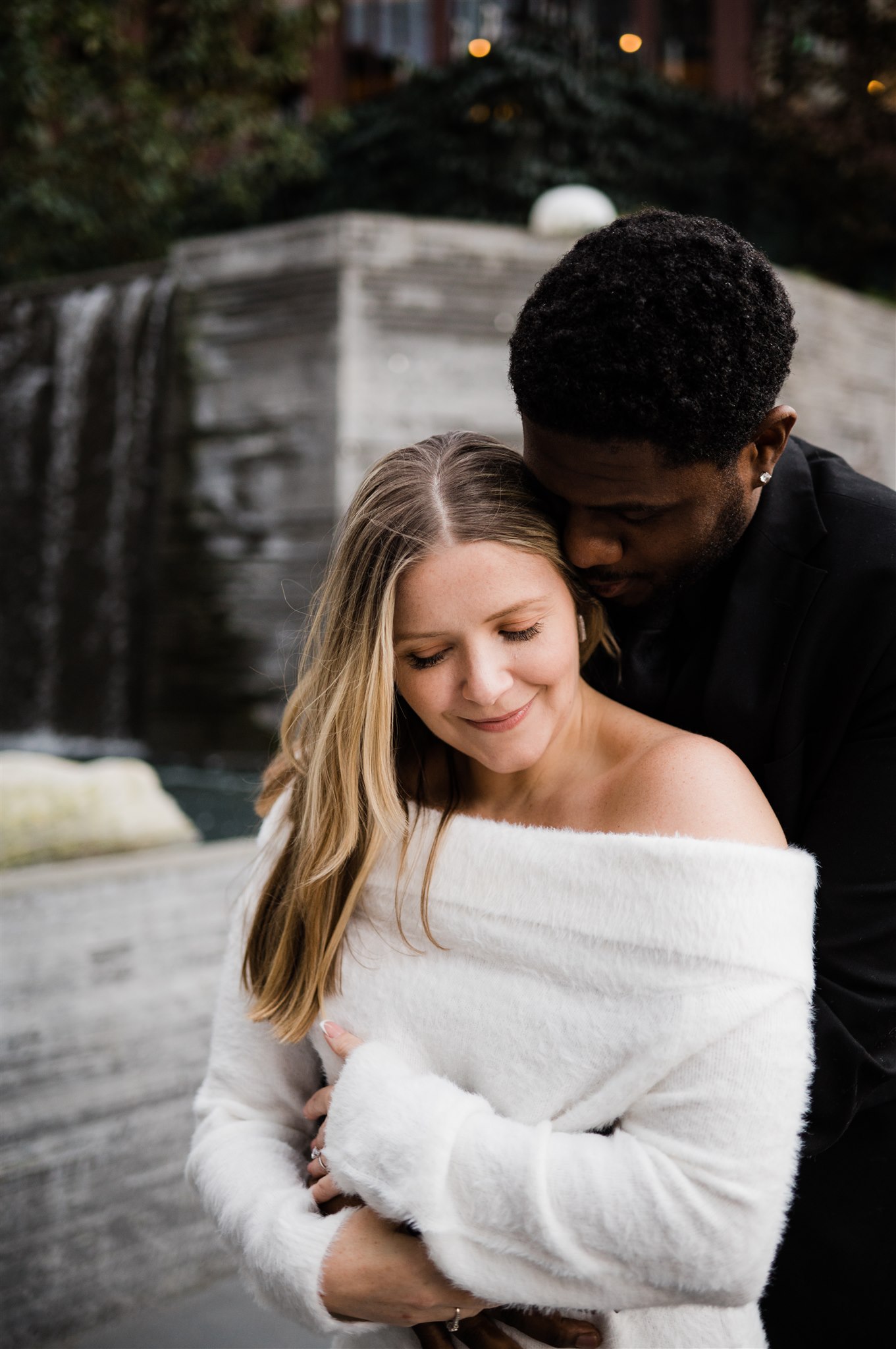 Winter Engagement Photos, Downtown Seattle Engagement Photos, Black Seattle Engagement Photographer, Captured by Candace Photography