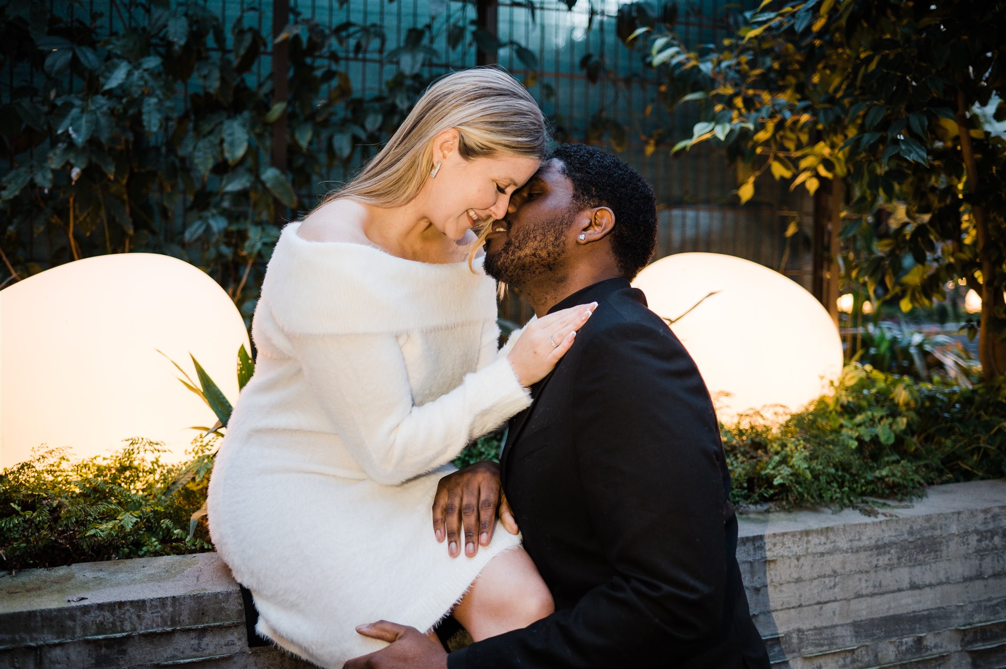 Winter Engagement Photos, Downtown Seattle Engagement Photos, Black Seattle Engagement Photographer, Captured by Candace Photography