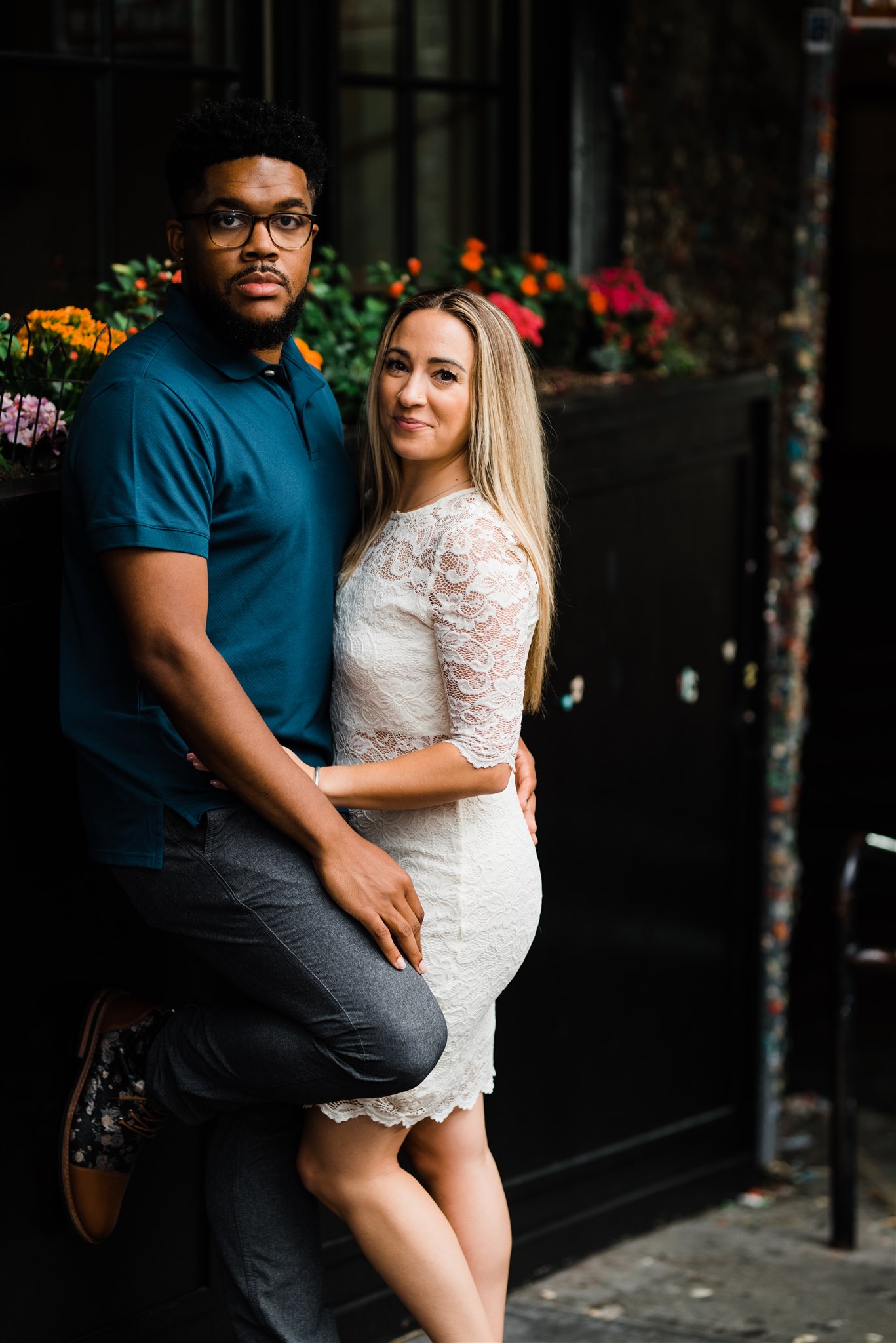 Pike Place Market Engagement Photos, Post Alley Engagement, Seattle Engagement Photographer, Captured by Candace Photography