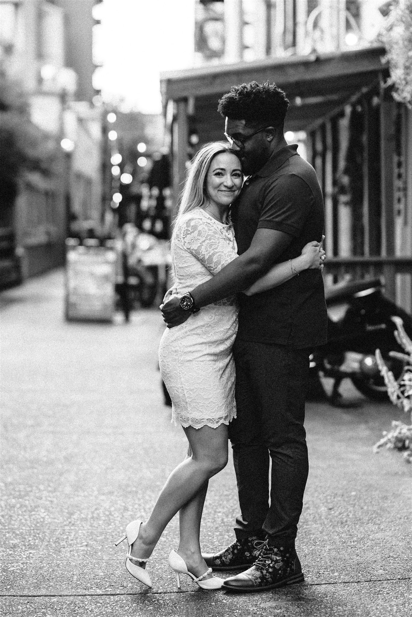 Pike Place Market Engagement Photos, Post Alley Engagement, Seattle Engagement Photographer, Captured by Candace Photography