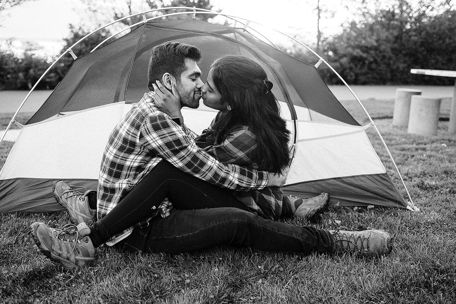 Engagement Seattle, Olympic Sculpture Park Engagement Photos, Seattle Art Museum Engagement Photos, Captured by Candace Photography