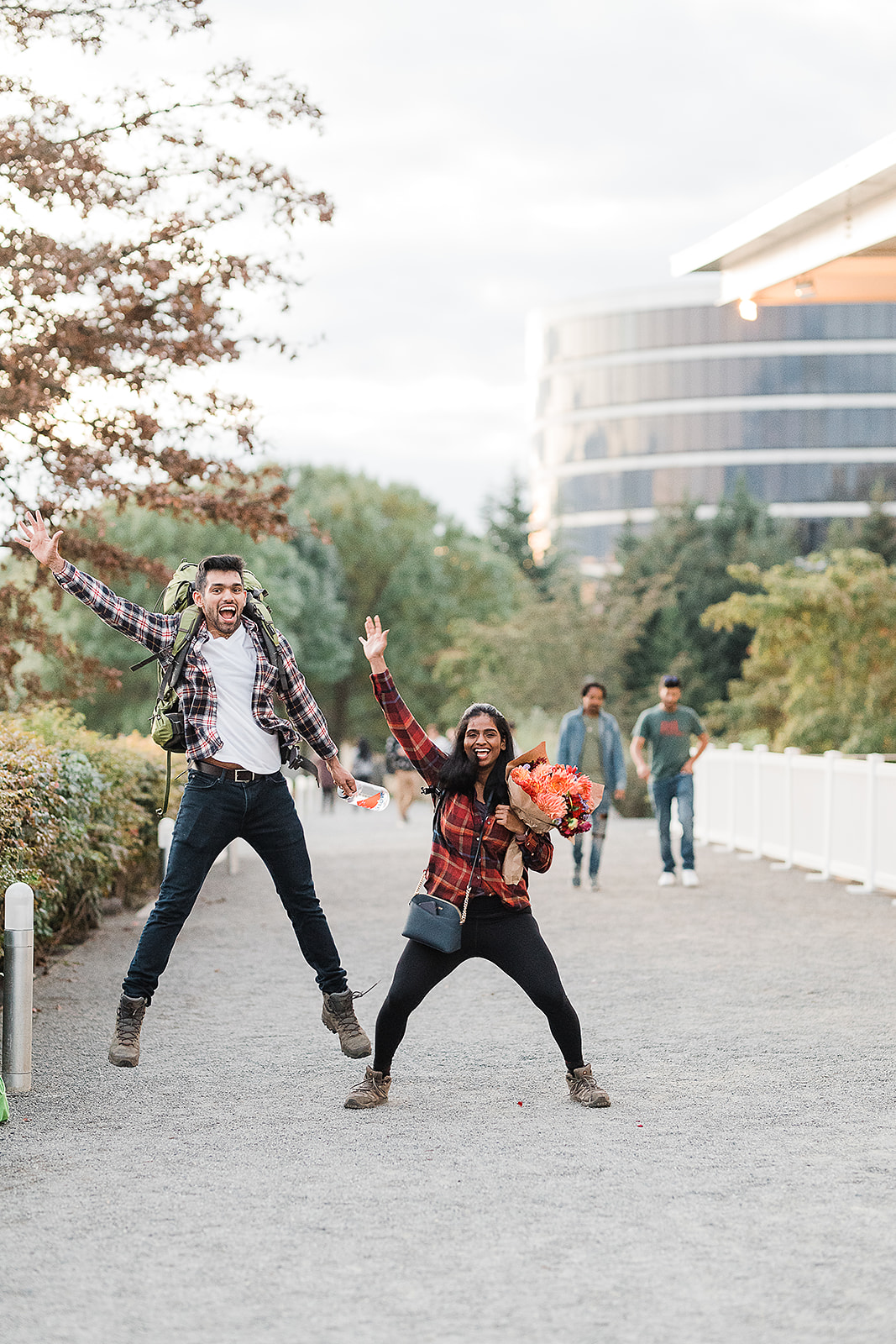 Engagement Seattle, Olympic Sculpture Park Engagement Photos, Seattle Art Museum Engagement Photos, Captured by Candace Photography