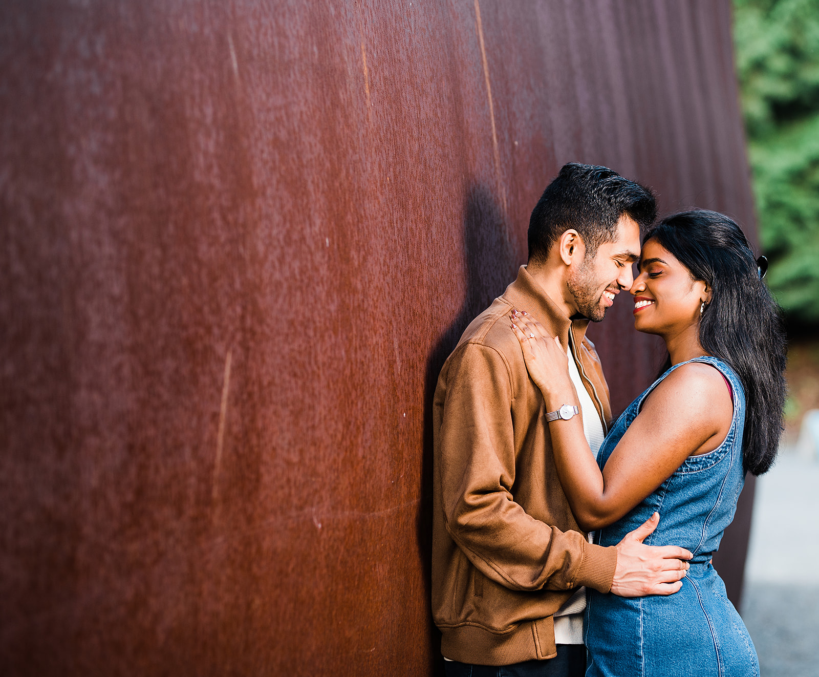 Engagement Seattle, Olympic Sculpture Park Engagement Photos, Seattle Art Museum Engagement Photos, Captured by Candace Photography