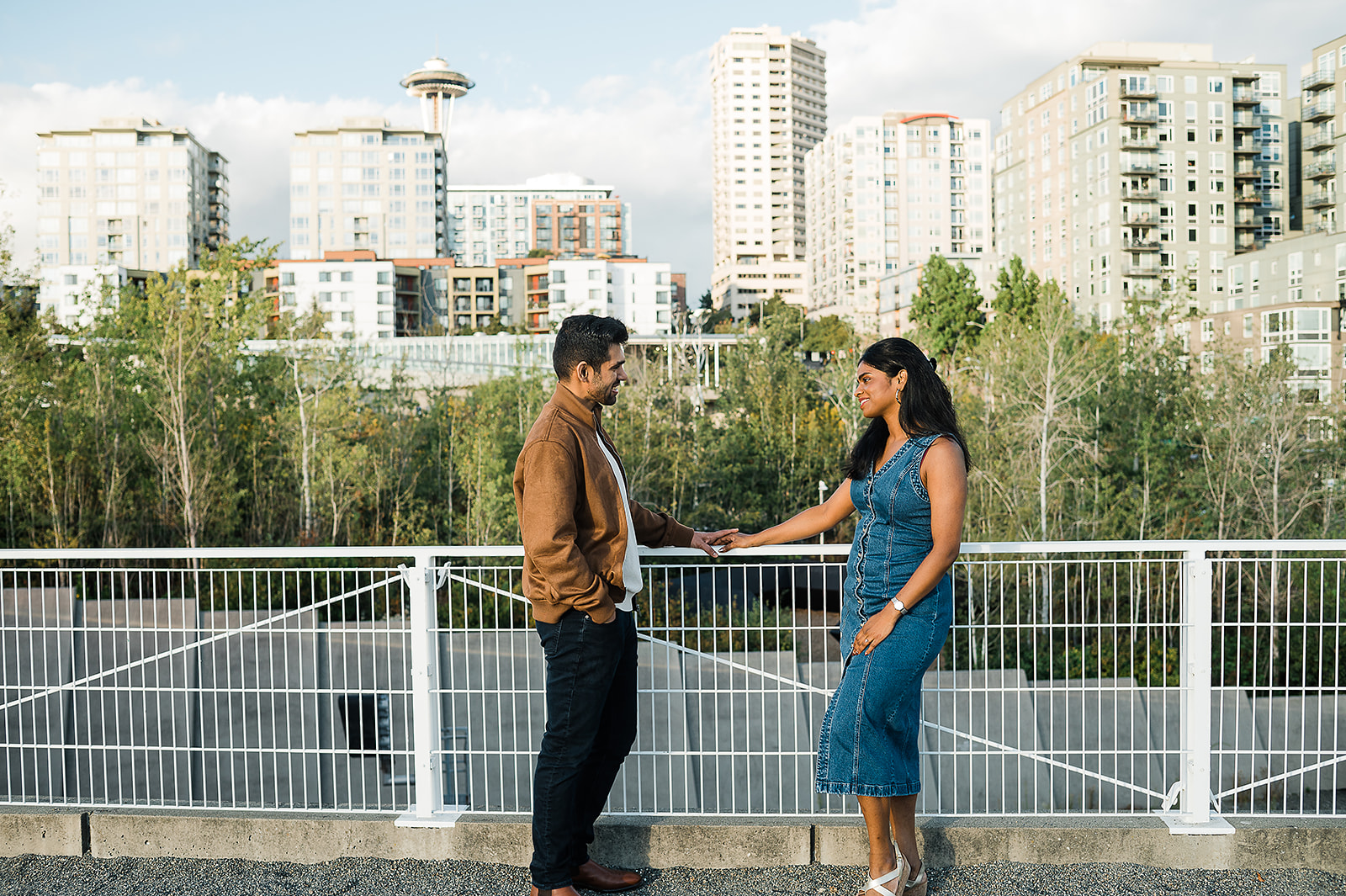 Engagement Seattle, Olympic Sculpture Park Engagement Photos, Seattle Art Museum Engagement Photos, Captured by Candace Photography