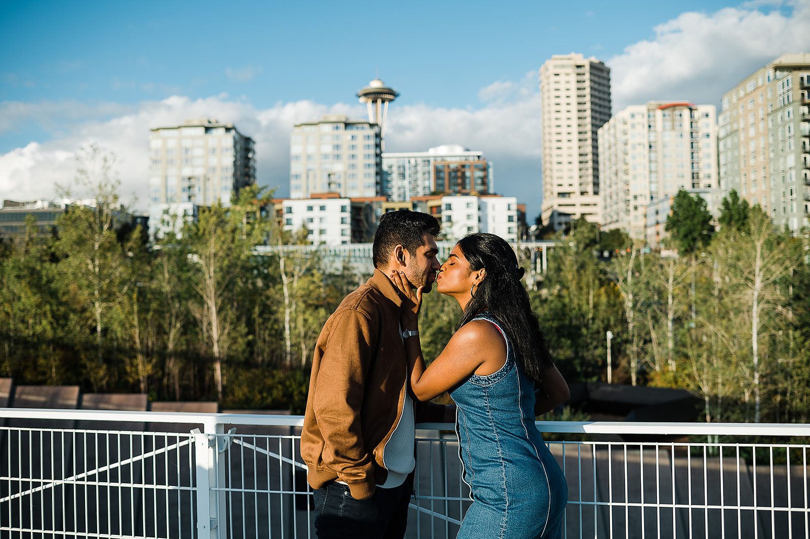 Engagement Seattle, Olympic Sculpture Park Engagement Photos, Seattle Art Museum Engagement Photos, Captured by Candace Photography