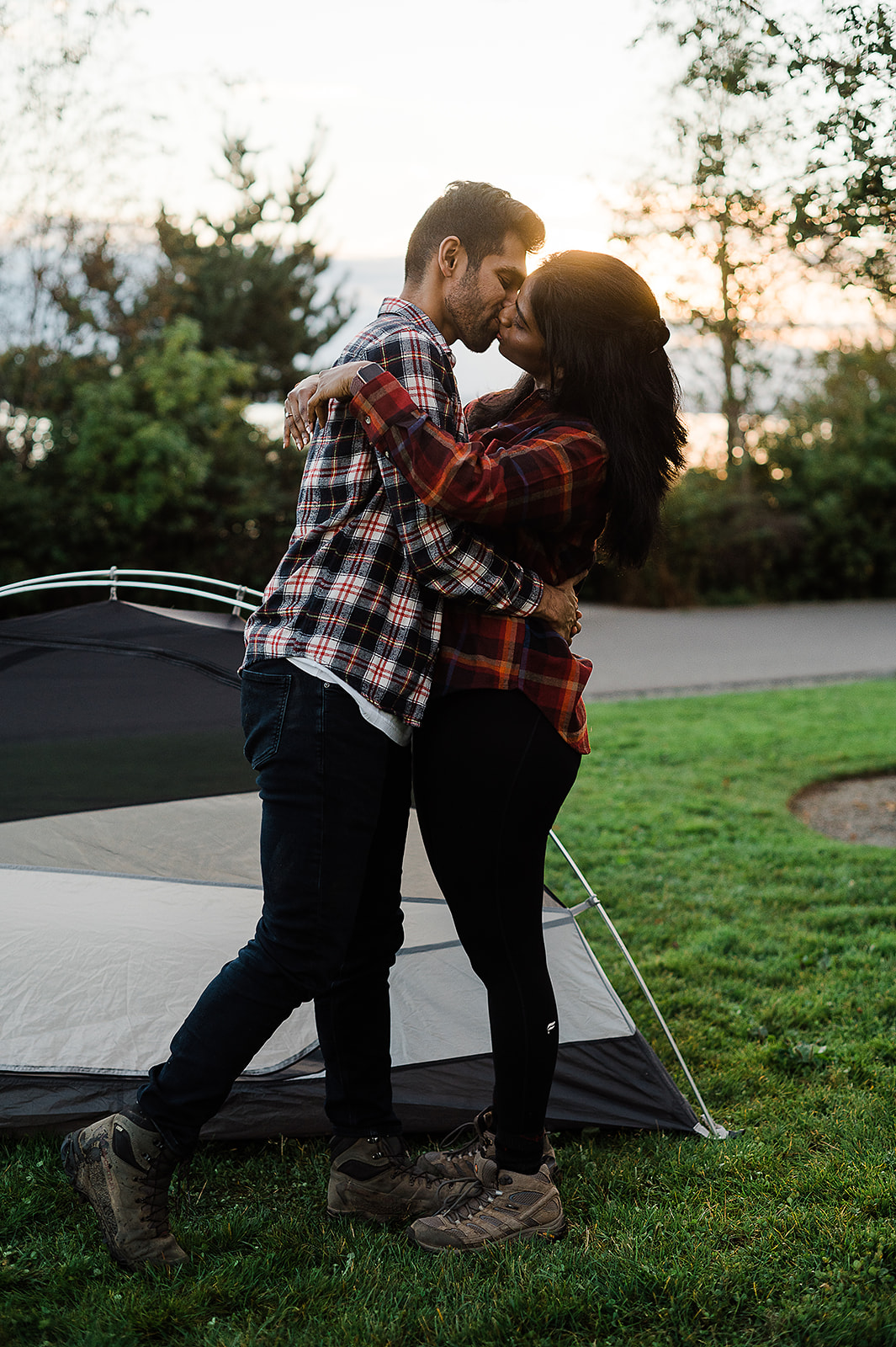 Engagement Seattle, Olympic Sculpture Park Engagement Photos, Seattle Art Museum Engagement Photos, Captured by Candace Photography