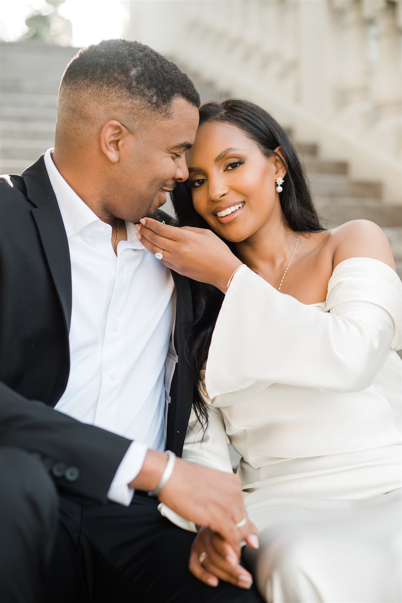 Spanish Steps Tacoma Engagement Photoshoot