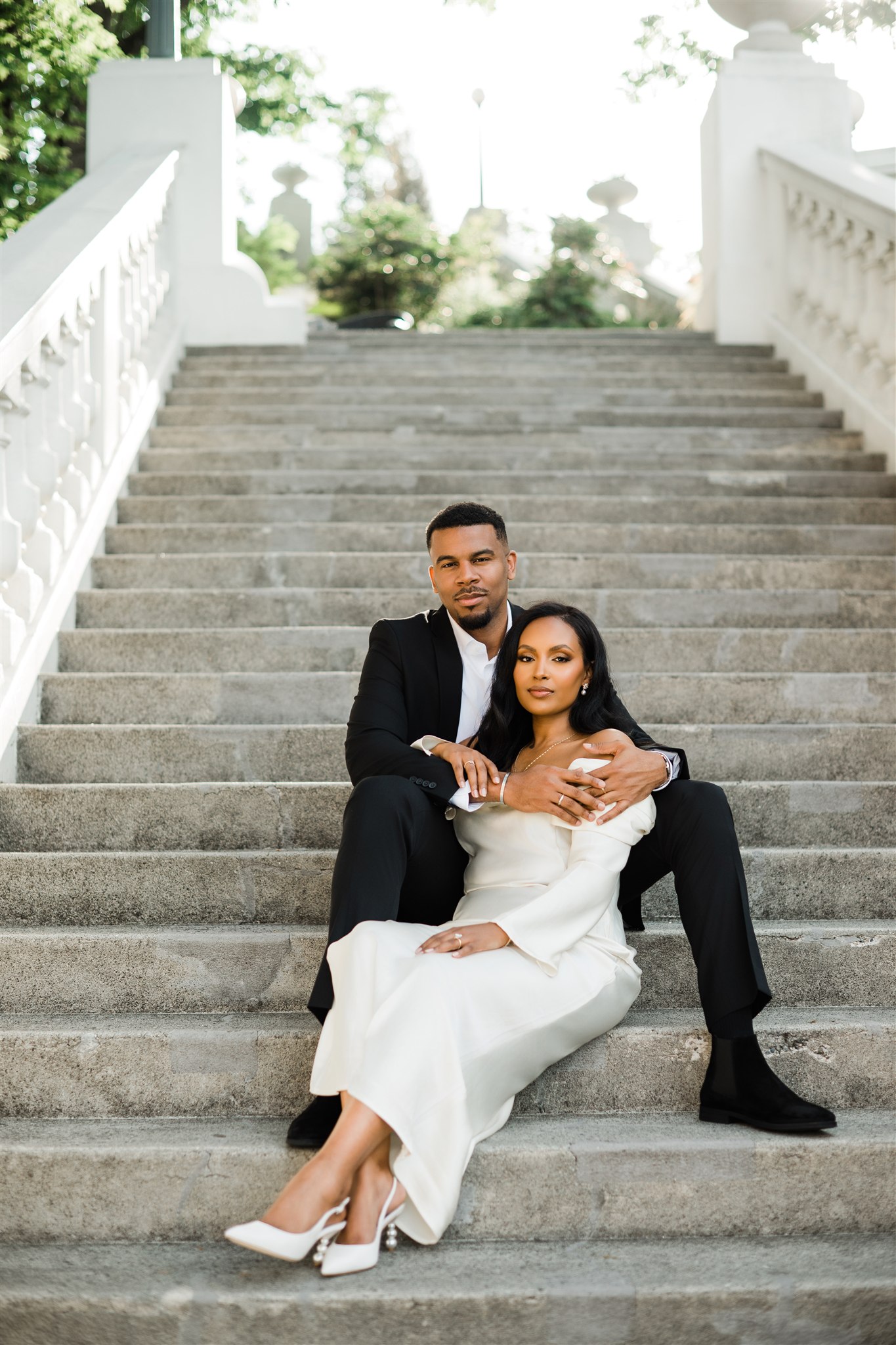 Elegant Couples Photos Tacoma Spanish Steps