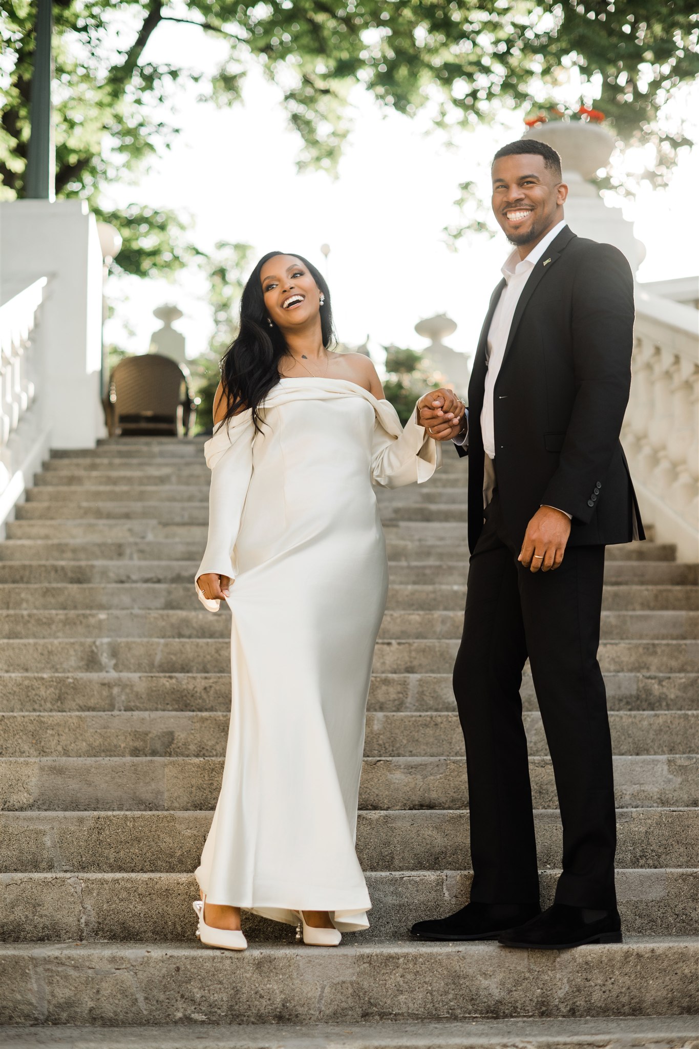 Spanish Steps Engagement Photos Tacoma