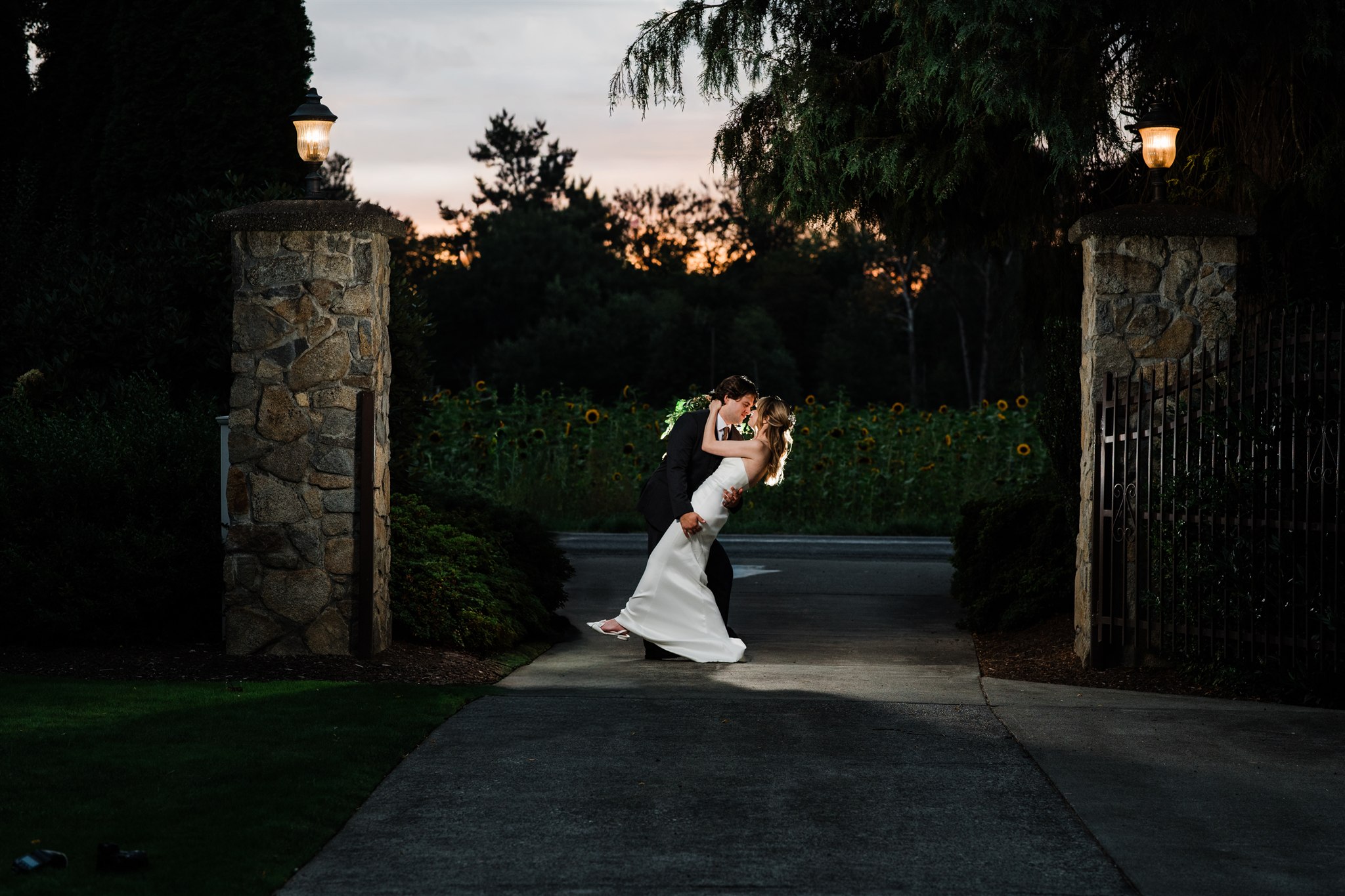 Seattle wedding photo at Laurel Creek Manor