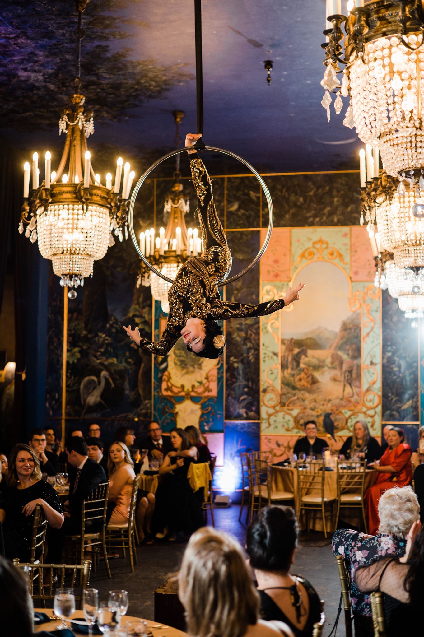 Ring Performance at The Ruins Seattle Wedding