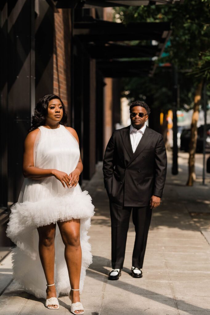 Court in the Square Pioneer Square engagement photos Seattle photographer