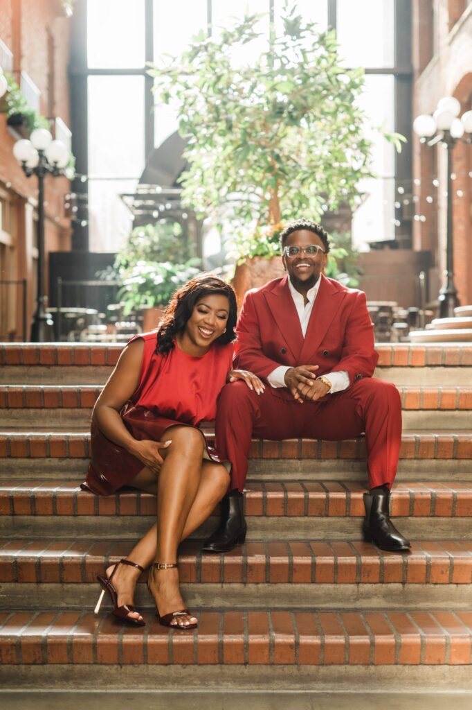 Court in the Square engagement photos Captured by Candace
