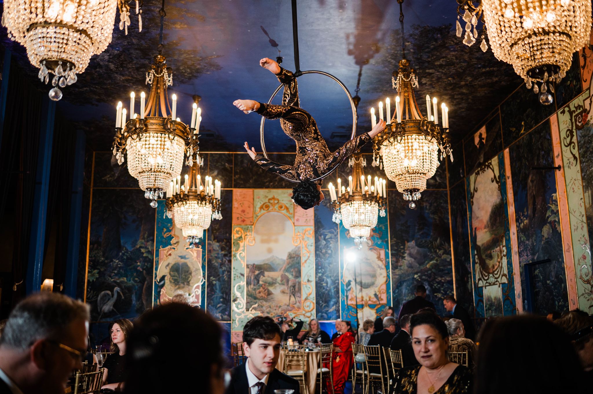 Aerial Performance at The Ruins Seattle